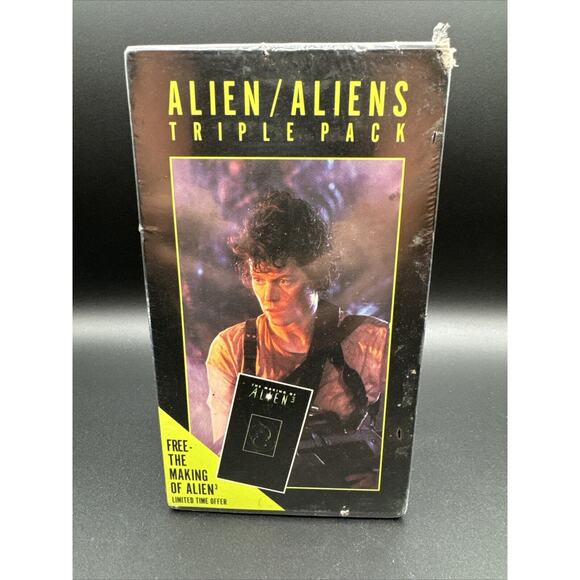 Alien/Aliens Collectors Edition (VHS, 1992, 3-Tape Set) New Sealed